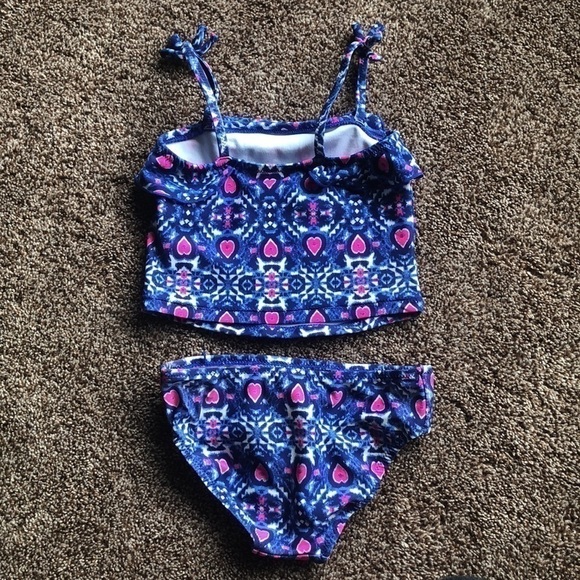Oshkosh Two Piece Toddler Swimming Suit Size 2T - Picture 5 of 8